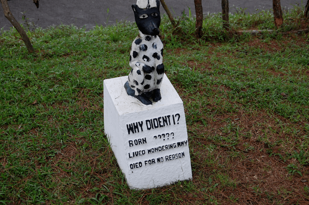 cemetery of negativism baguio city philippines tomb stone